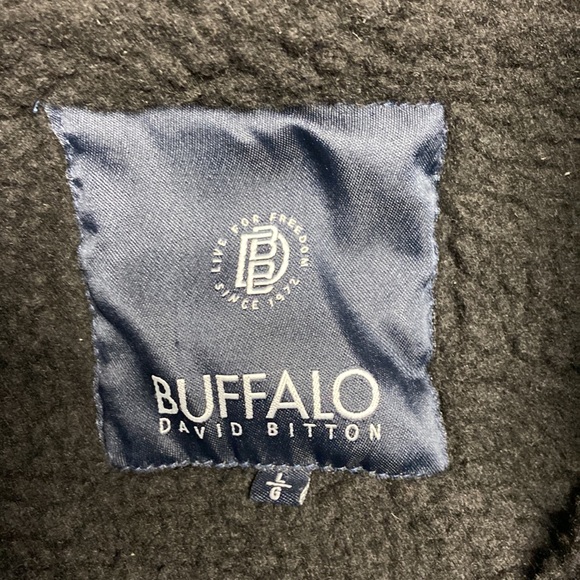 Buffalo by David Bitton Fully Fleeced Hooded Sweatshirt Jacket Large - Picture 2 of 5